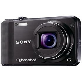 Sony DSCHX7V Cyber-shot Digital Still Camera - Black (16.2MP, 10x Optical Zoom) 3 inch LCD