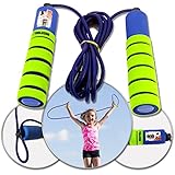 Veluxio Adjustable Jump Rope for Kids with Counter