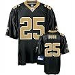 Reggie Bush #25 New Orleans Saints Youth NFL Replica Player Jersey By Reebok (Black)