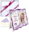 Baby Blessing Dedication Picture Frame Gift "Blessings on Your Dedication"