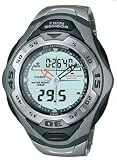 Casio - SPF-60-1AVER - Sea Pathfinder Montre Homme - Multifonction - Quartz digitale - Bracelet Plastique