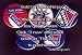 Set Of 5 New York Rangers Pins 1.25