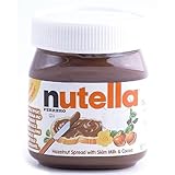 IMAGE OF Nutella Hazelnut Spread with Skim Milk and Cocoa, 13oz (371g) (Pack of 3)