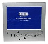 Silver Colour   I Love My Cat   Photo Frame Pet Lover Gift Present