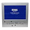 Silver Colour ' I Love My Cat ' Photo Frame Pet Lover Gift Present
