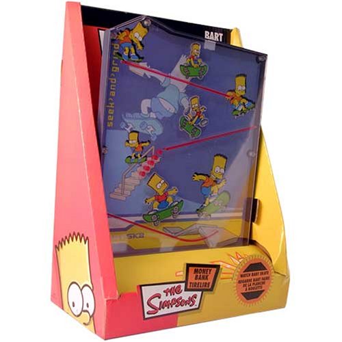 The Simpsons - Bank - Bart Simpson Zig Zag Money Bank