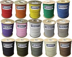 Paracord Spool Parachute Cord Nylon 7 Strand 550lb Paracord USA MADE 1000 Feet Spool 1000'