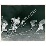 Vintage Photo- Football game at night