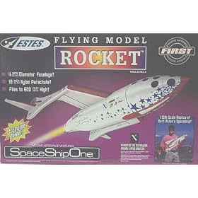 Estes SpaceShipOne E Model Rocket Kit - 2196