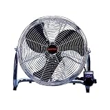 Boston 18 Inch High Velocity Fan, Chrome (25983)