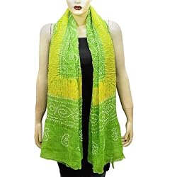 Women's cotton scarves and Wraps Cotton Tie and Dye 88 x 40 Inches