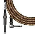 Spectraflex Original Series Right Angle Instrument Cable, 10 Foot, Tweed