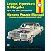 Dodge, Plymouth & Chrysler: 1971 thru 1989 Rear Wheel Drive, Inline Six-Cylinder and V8 Models (Haynes Repair Manual)