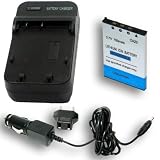 CASIO NP-20 / NP20DBA Equivalent Charger & Battery Combo for OEM BC-11L & Select EXILIM Models