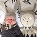 Efaster Baby Toddler Kids Knitted Crochet Rabbit Ear Beanie Winter Warm Hat Cap