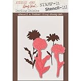 Stampers Anonymous Wendy Vecchi Studio 490 Stamp It Stencil, It-Darling Daisies