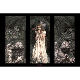 Victoria Frances Triptych POSTER goth fantasy RARE NEW - 24