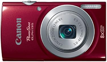 Canon PowerShot ELPH135 Digital Camera (Red)