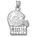 Detroit Lions NFL Lions Helmet Pendant (Silver)