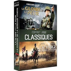 coffret 2 dvd classiques : la gloire et la peur / la charge de la brigade legere