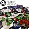 Planet Waves Pearloid Guitar Picks - 48 Assorted Variety Pack - Celluloid - Includes: 24 Medium Gauge (.70mm), 12 Light Gauge (.50mm), & 12 Heavy Gauge (1.0mm).