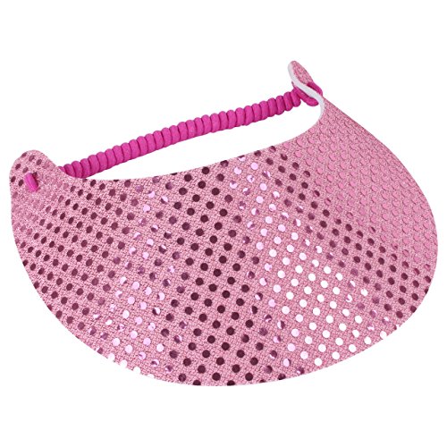 The Incredible Sunvisor Glitzy Design Perfect for the Summer! MADE IN THE USA!! (Glitz 14)