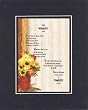 Touching and Heartfelt Poem for Extended Family Members - To My Wonderful Aunt Poem on 11 x 14 inches Double Beveled Matting