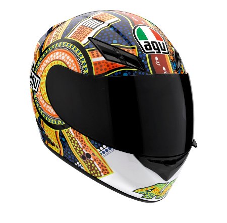 AGV K3 Series Helmet, Dreamtime, Size: Md, Primary Color: Brown, Helmet Type: Full-face Helmets, Helmet Category: Street 032150A0011007