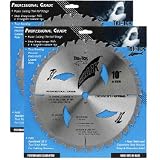 Shark Pro-series (2 Pack) 10 inch 32 Teeth Carbide 5/8 arbor hole Thin Kerf ATB Miter Saw Blade Ship FREE buy $50+