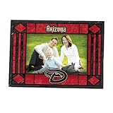 51oN5XEnzkL. SL160  Arizona Diamondbacks Art Glass Horizontal Frame