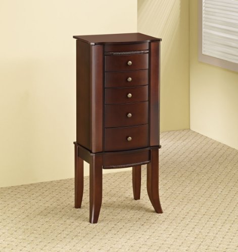 Coaster 900142 Jewelry Armoire, Cherry