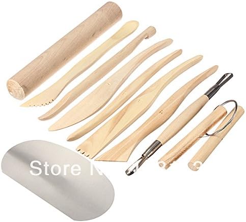 10Pcs Clay Sculpture Tool Pottery Boxwood Wire Cutters Wood Carving Tools Set