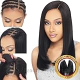 SAGA 100% REMY HUMAN HAIR INVISIBLE PART CLOSURE 10" - 1B OFF BLACK