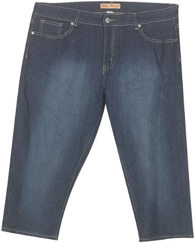 Plus Size Denim Island Capri --Size: 22 Color: Blue
