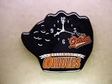 BALTIMORE ORIOLES GLOVE WALL CLOCK