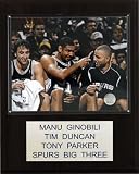 NBA Ginobili-Duncan-Parker San Antonio Spurs Player Plaque