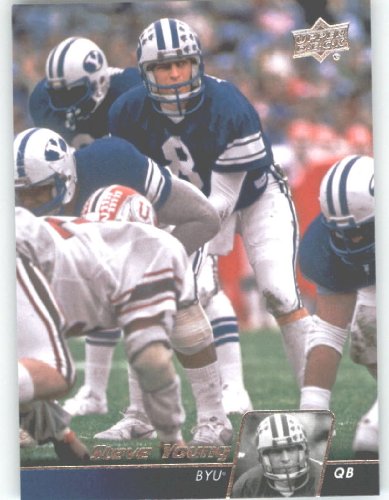 2011 Upper Deck Football Trading Card # 3 Steve Young - BYU Cougars / Tampa Bay Buccaneers - NFL Legend in the College Uniform!