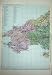 1881 MAP WALES BRIDES BAY CARMARTHEN FISHGUARD TENBY