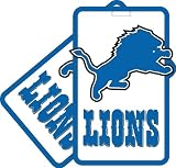 Detroit Lions Two Pack Soft Laser Bag Tag