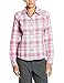 Columbia Women's Silver Ridge Plaid Long Sleeve Shirt, Small, Haute Pink Dobby Plaid