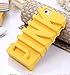 iPhone 6 PLUS Case, JEPN 3D PINK big letters Silicone Case for the Apple iPhone 6 PLUS Yellow