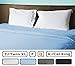 AMERICAN PILLOWCASE King Size Flat Sheet Only - 300 Thread Count 100% Egyptian Cotton - Fitted Sheets Sold Separately for Set Guarantee (King/California King, Light Blue)