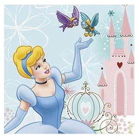 Cinderella Dreamland Beverage Napkins, 16ct by Rubies