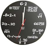 MATH pop QUIZ Clock NOVELTY Mathematical Equation NEW