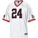 Nike Georgia Bulldogs #24 White Replica Football Jersey