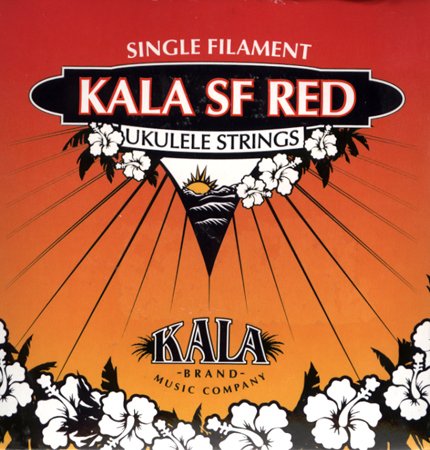 Kala KRSF-B Single-Filament Red Strings - Baritone