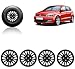 Auto Pearl-Premium Quality Car Full Black Wheel Cover Caps Black 14 inches Press Type Fitting For - Volkswagen Polo RS.1499.00