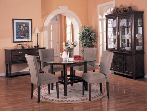 5 Piece Soho Dinette with Cherry Finish