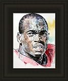 Oklahoma Sooners Framed Adrian Peterson Oklahoma Sooners Print By Michael Mellett NCAA College Athletics
