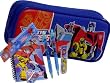 New Transformers Blue Pencil Case + Stationery Set